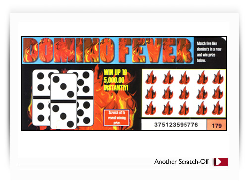 Texas Scratch Off Ticket "Domino Fever"